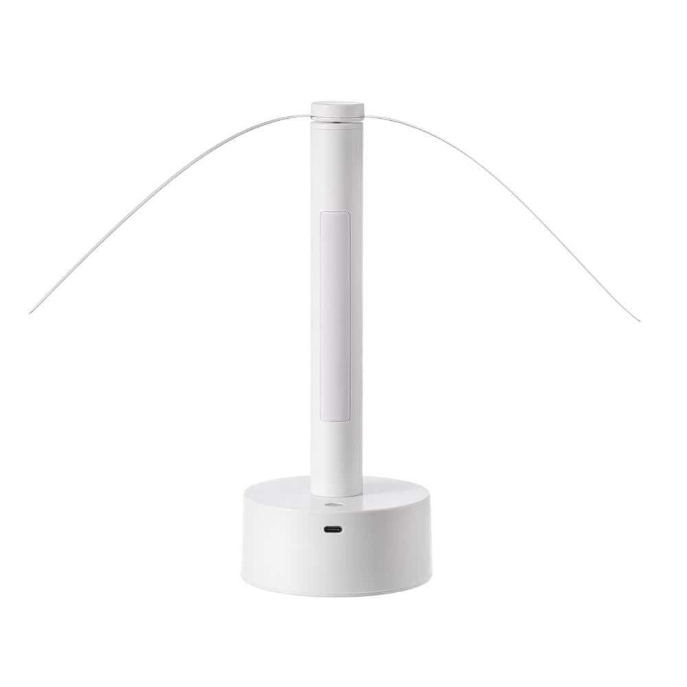 16 in. Personal Fly Fan in White with RGB light (2-Pack) FF01-WH - The Home Depot