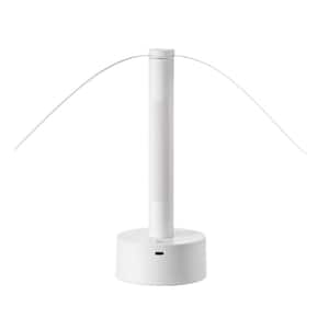 16 in. Personal Fly Fan in White with RGB light (2-Pack)