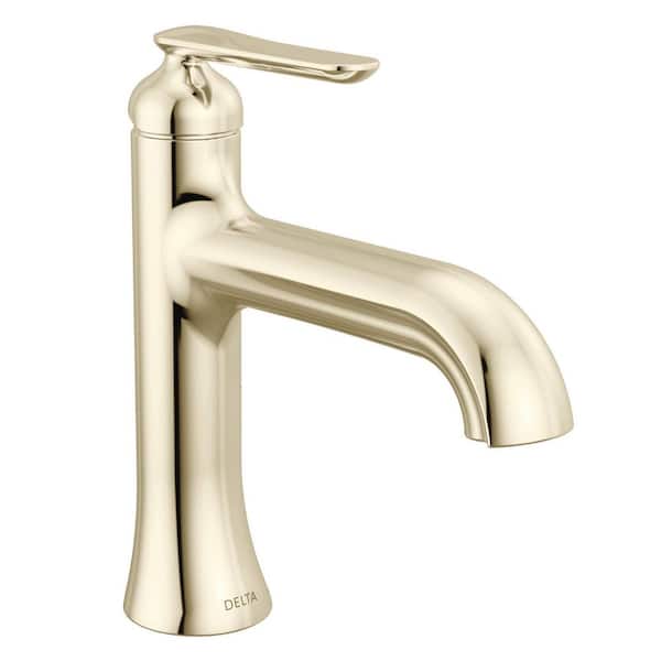 Bonacci Single Handle Single Hole Bathroom Sink Faucet in Lumicoat Polished Nickel