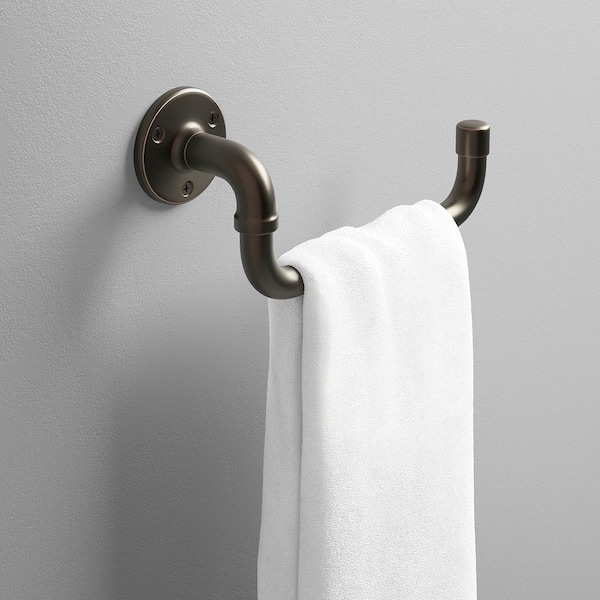 Worth 10 in. Towel Arm in Oil-Rubbed Bronze