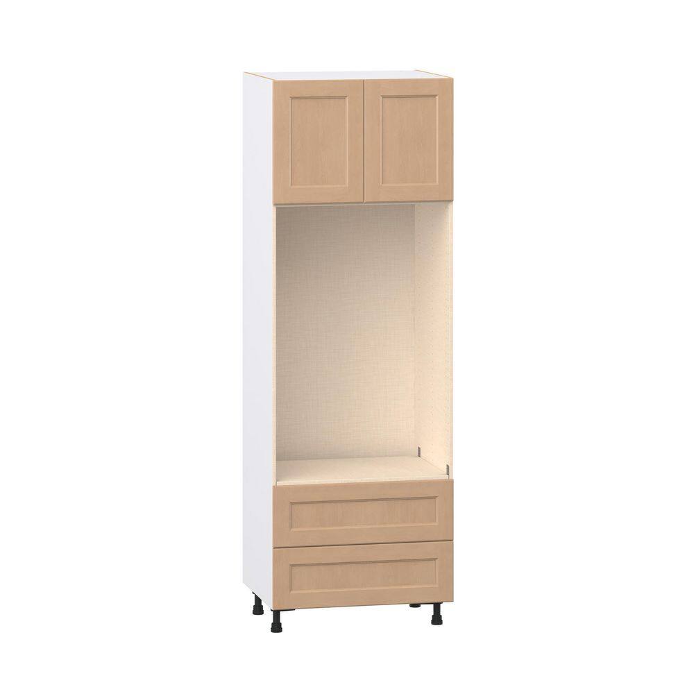 Lakewood 30 in. W x 24.5 in. D x 89.5 in. H Assembled Shaker Pantry Kitchen Cabinet in Sugar Cookie