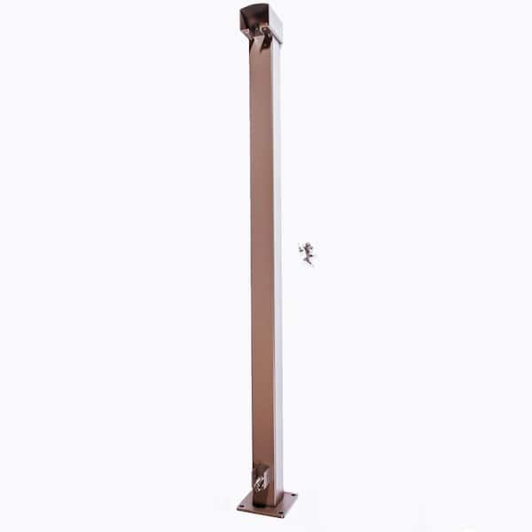 Vista Railing Systems Inc 2 in. x 36 in. x 2 in. Textured Bronze Aluminum End Post