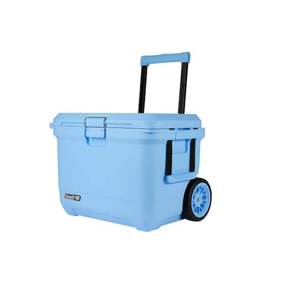 Pro 55 qt. Premium Wheeled Hard Cooler, Blue Sky