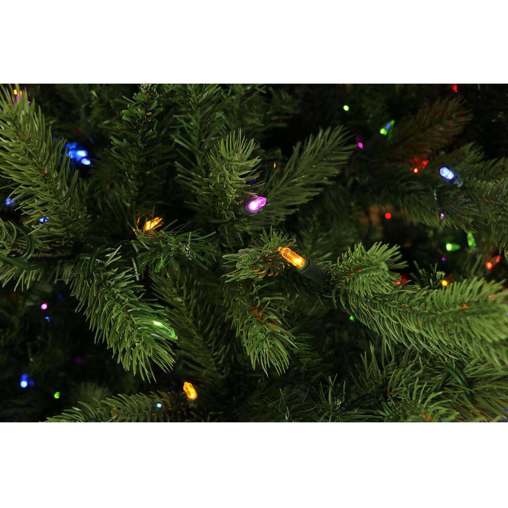 Enchanted Winter Pine 7.5' Outdoor Christmas Tree with Multi-Color LED Lights