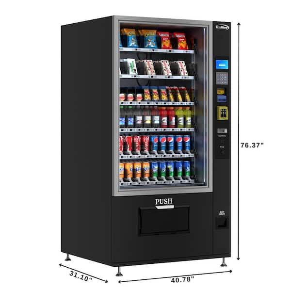 Koolmore 41 in. Refrigerated Vending Machine, 60-Slots with CC