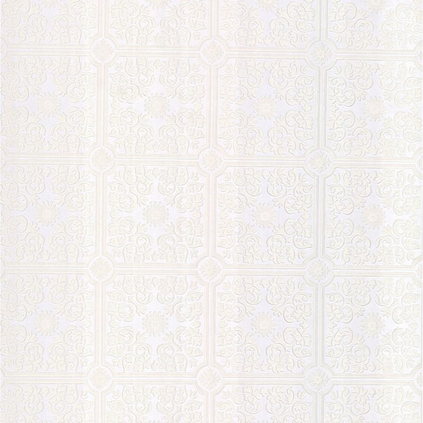 Brewster Jaipur Light Green Elephant Skin Texture White Wallpaper Sample
