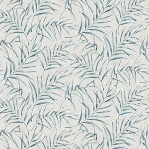 BoTanical Blue Vinyl Peelable Roll (Covers 57.8 sq. ft.)