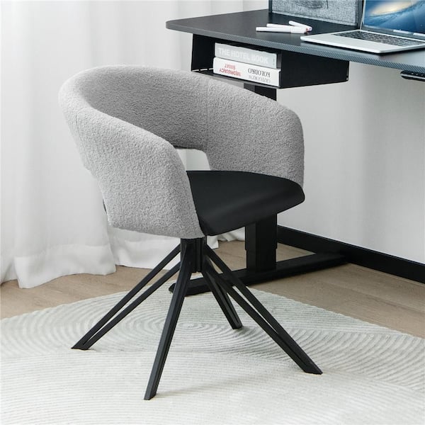 Armless Accent Chair, Modern Writing Desk Chair with Solid Wooden Legs and  Tufted Upholstered Seat Cushion, Chair for Living Rooms Kitchen Dining Room  Bedrooms Dorm Apartment, Black 