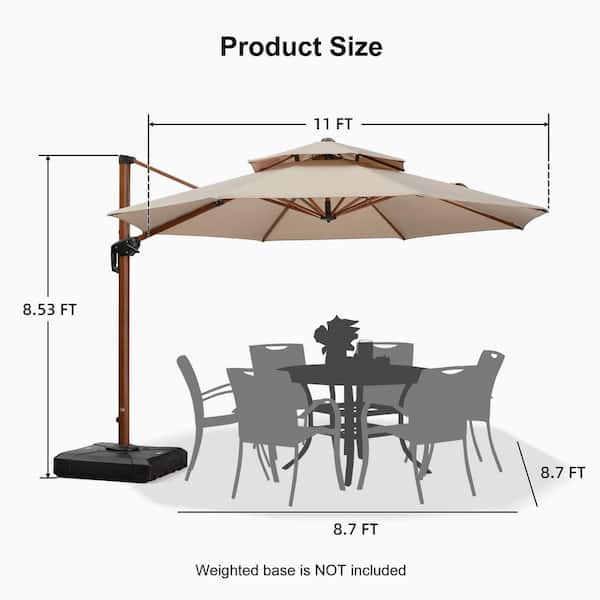 ellimgton 9 ft tiltable patio umbrella Best Selection Tilt Patio Umbrellas - Galtech 9 FT Deluxe Auto Tilt  featuring Sunbrella