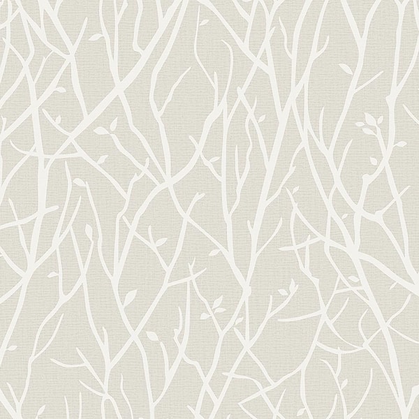 Advantage Kaden Bone Branches Paper Strippable Wallpaper (Covers 57.8 sq. ft.)
