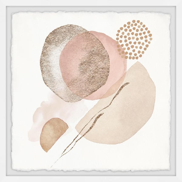 Unbranded "Equal Impact" by Marmont Hill Framed Abstract Art Print 24 in. x 24 in. .
