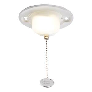 5 in. Closet Light LED Ceiling Utility Light with Pull Chain Lamp Holder 120 Volts 7 Watts 650 Lumens