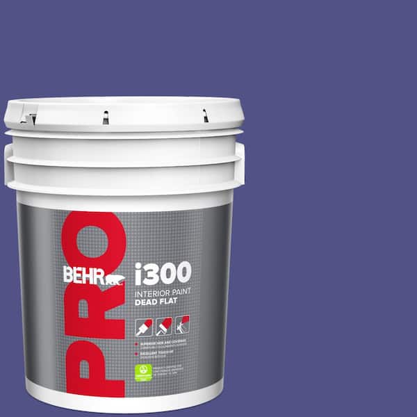BEHR PRO 5 gal. #P550-7 Purple Prince Dead Flat Interior Paint