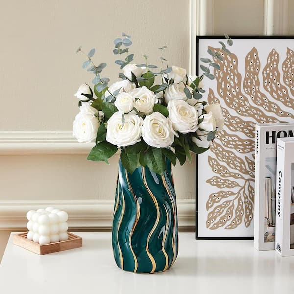 Ceramic Vase, Vase for Home Decor, Decorative Flower Vase