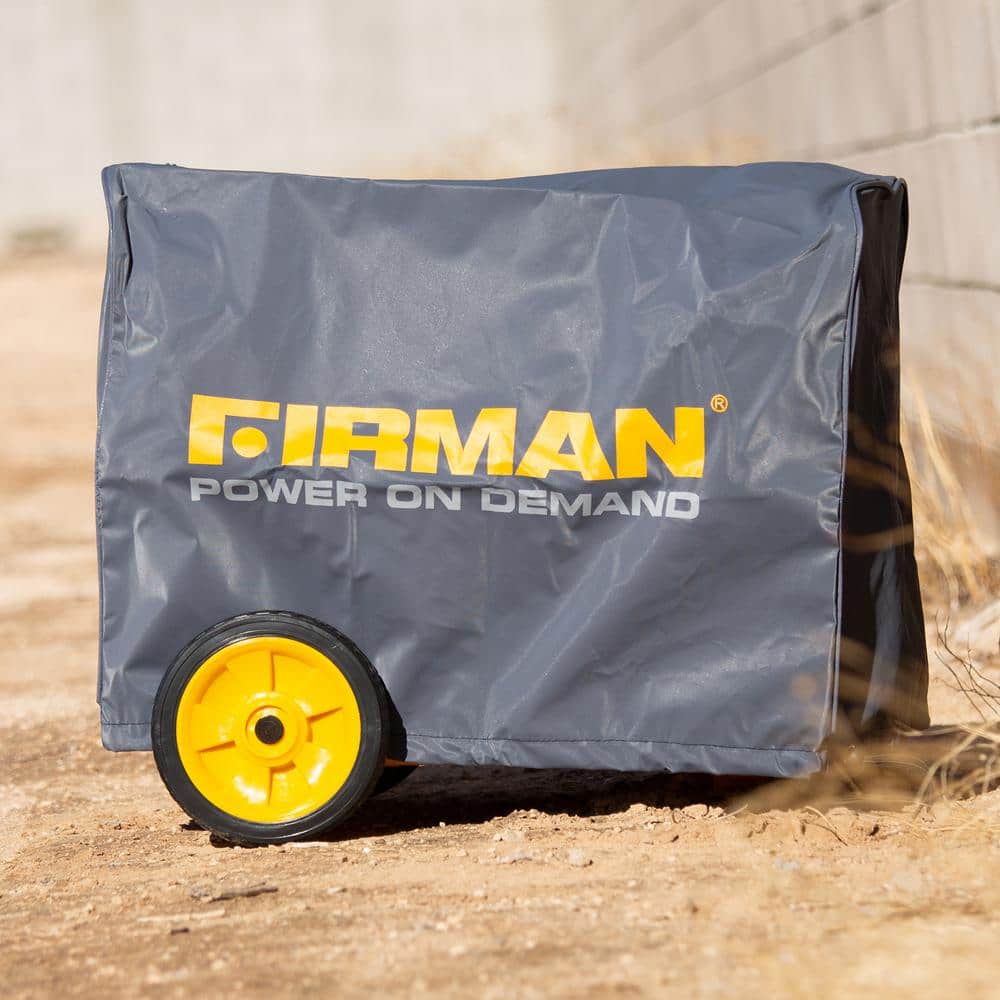 Medium Black Heavy-Duty Vinyl Generator Cover