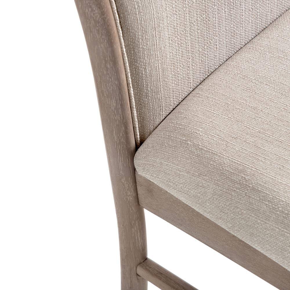 Natural Ash Upholstered High Back Side Chair