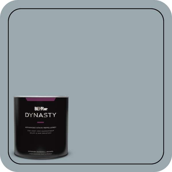 BEHR DYNASTY 1 qt. #N470-4 Norwester One-Coat Hide Eggshell Enamel Interior Stain-Blocking Paint and Primer
