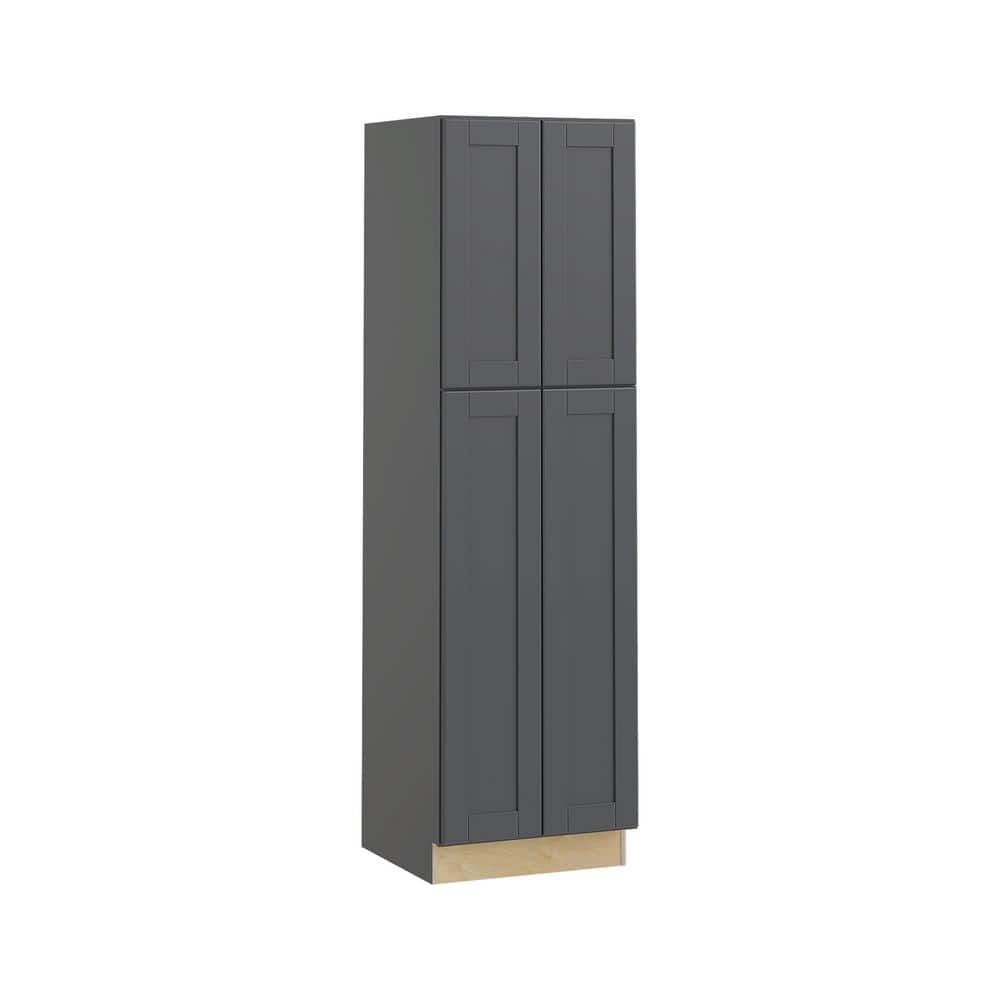 Washington 24 in. W x 21 in. D x 84 in. H Assembled Plywood Vanity Linen Ba