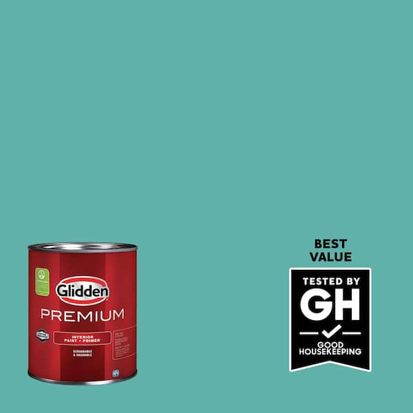 Glidden Premium 1 qt. Artesian Well PPG1231-5 Semi-Gloss Interior Latex Paint