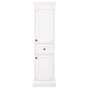 Cailla 20 in. W x 72 in. H Linen Cabinet in White Wash