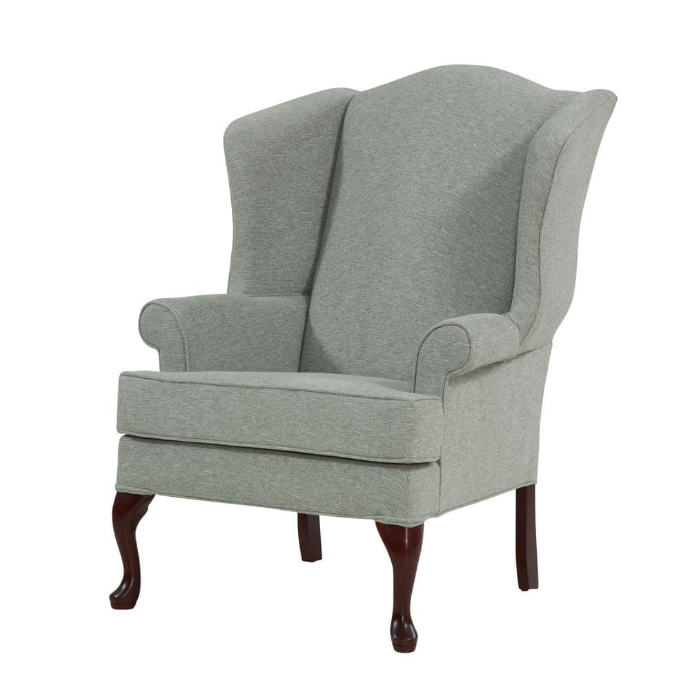Traditional Handcrafted Red Wood Accent Chair