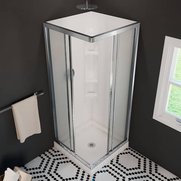 MAAX Mediterranean III 32 in. L x 32 in. W x 74 in. H Corner
