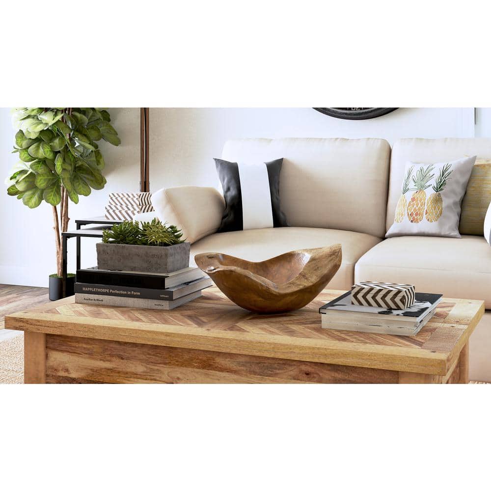 Verdant Charm 6' Silk Fiddle Leaf Fig in Decorative Planter