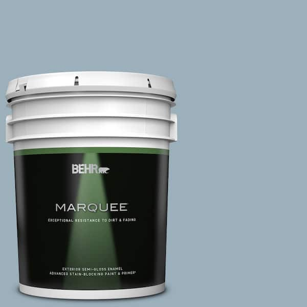 BEHR MARQUEE 5 gal. Home Decorators Collection #HDC-CT-24 Rainy Sidewalk Semi-Gloss Enamel Exterior Paint & Primer