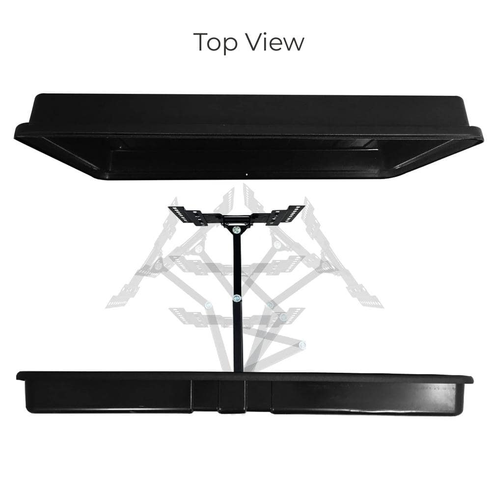 Storm Shell Black 56-65" Outdoor Weatherproof TV Enclosure