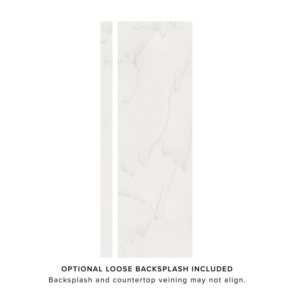 3 ft. Solid Surface Countertop in Carrara Emporio with Matte Finish price history on PriceWatchPro
