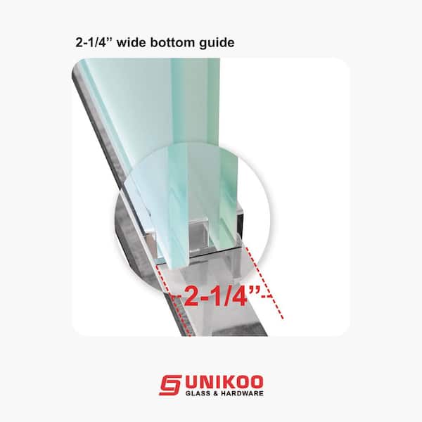 UNIKOO UKD08 60 in. W x 76 in. H Double Sliding Semi UNIKOO UKD08 60 in. W x 76 in. H Double Sliding Semi