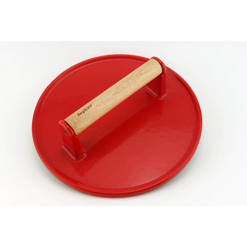 Cast Iron Beef Press Board Perfect For Burgers Steaks Sandwiches