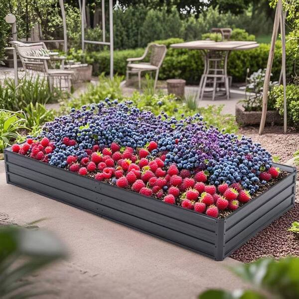 ECOCHIC SPACES INC 94.3 in. x 47.2 in. x 13.4 in. Galvanized