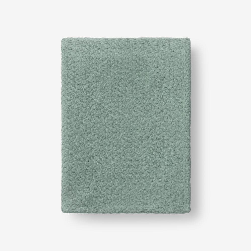 THYME & SAGE KITCHEN TOWELS (4) BLUE GRAY WHITE GREEN STRIPED