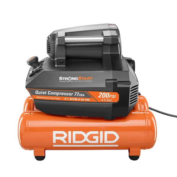 Details about   RIDGID OF45175A 4.5 Gal Air Compressor Electric Small Portable Industrial Used!! 