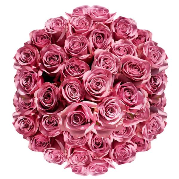 Globalrose 100-Stems of Assorted Lavender Roses- Fresh Flower Delivery ...