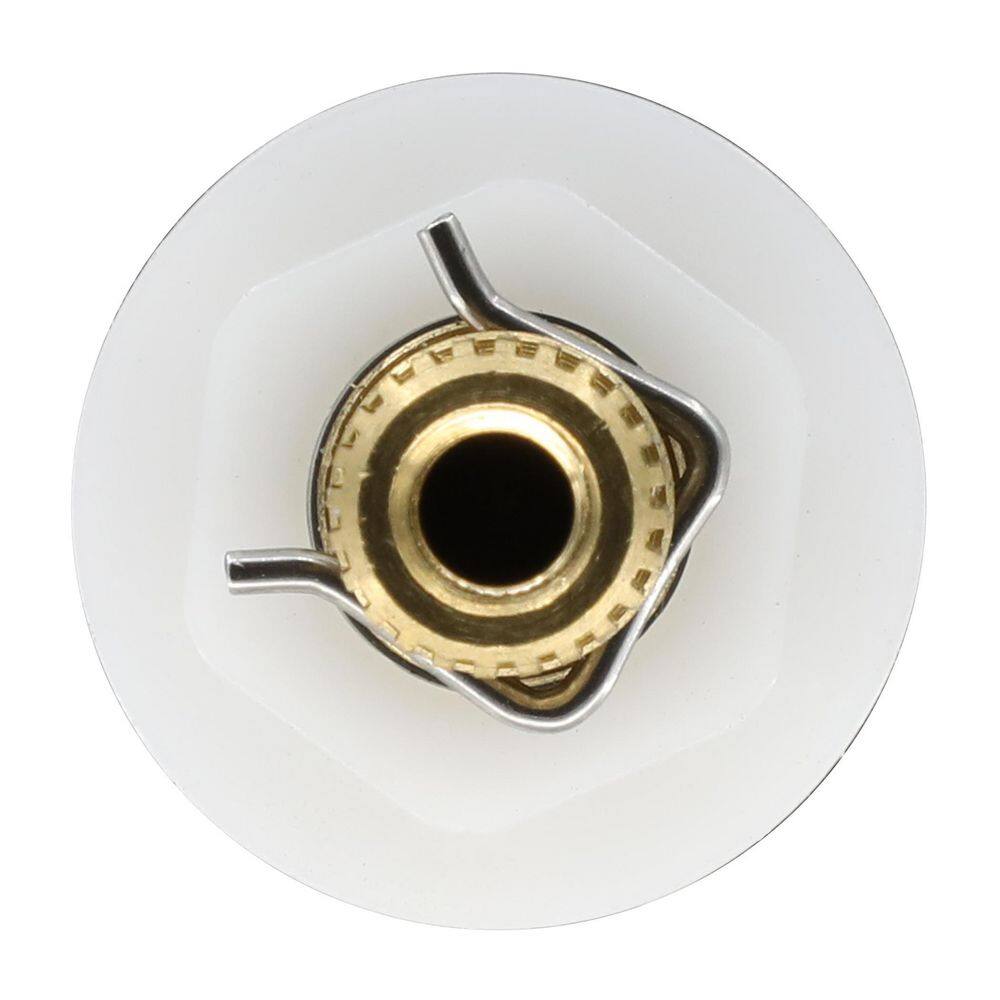 Danco White and Brass Cold Faucet Stem for Glacier Bay