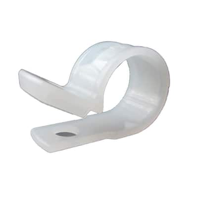 Gardner Bender 3/8 x 1/4 in. One Hole Plastic Cable Clamp (18-Pack) PPC ...