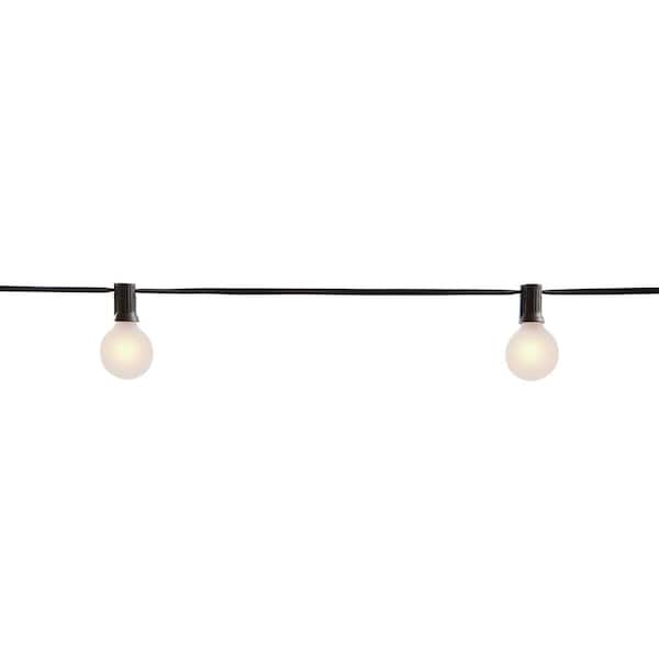 Hampton Bay 24-Light Cafe String Light-G40 Frosted