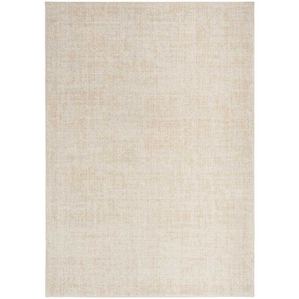 5'3x7'6 Nirvan Industrial Abstract Indoor Area Rug Beige/Gray - Captiv8e  Designs