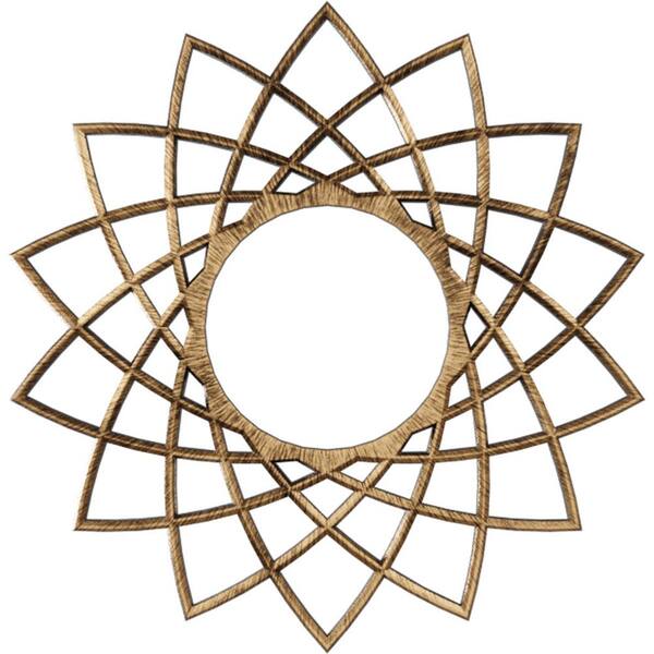Ekena Millwork 3/4 in. x 22 in. x 22 in. Eleanor Architectural Grade PVC Pierced Ceiling Medallion