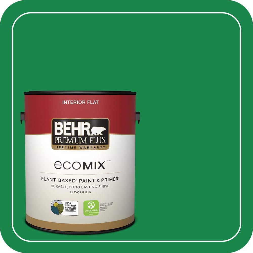 1 gal. #460B-6 Chlorophyll Flat EcoMix Plant-Based Interior Paint & Primer price history on PriceWatchPro