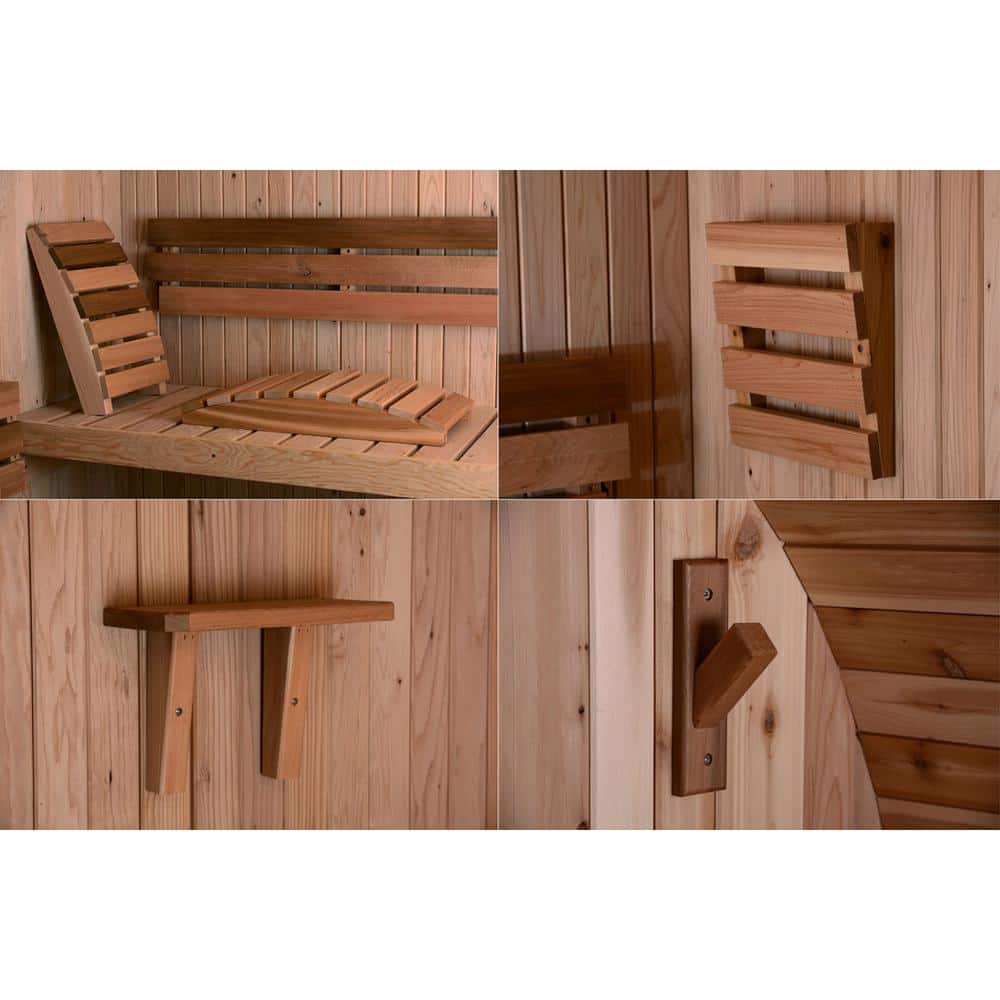 Madison Cedar 3Person Indoor Electric Sauna India Ubuy