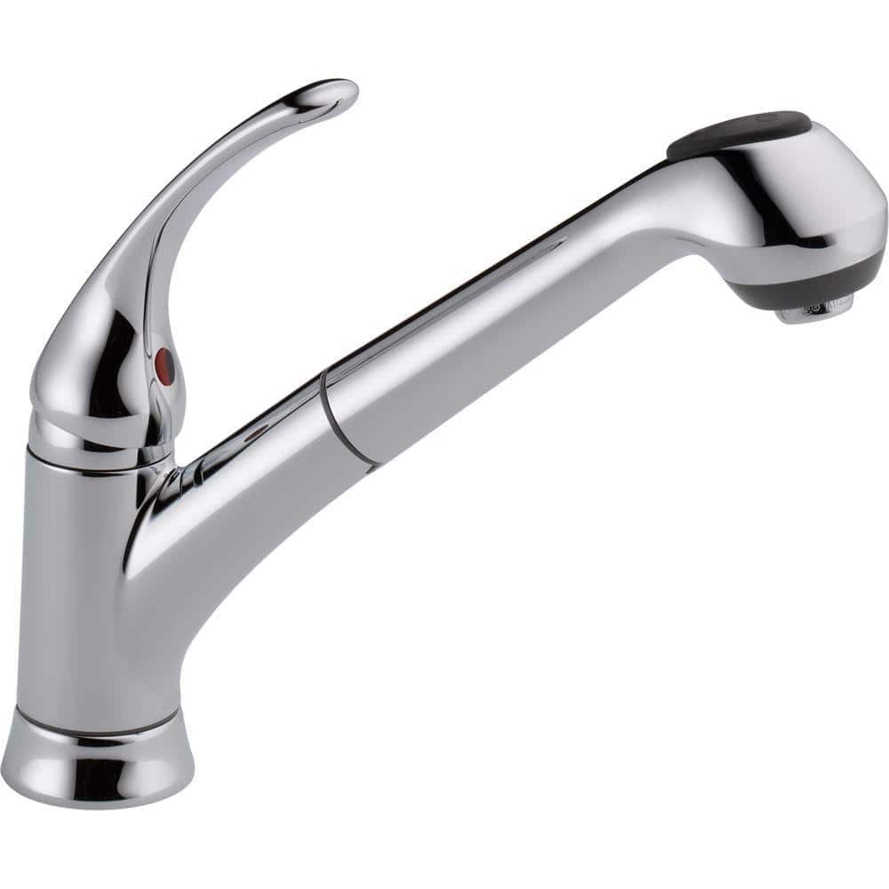 Chrome Delta Pull Out Kitchen Faucets B4310lf 64 1000 