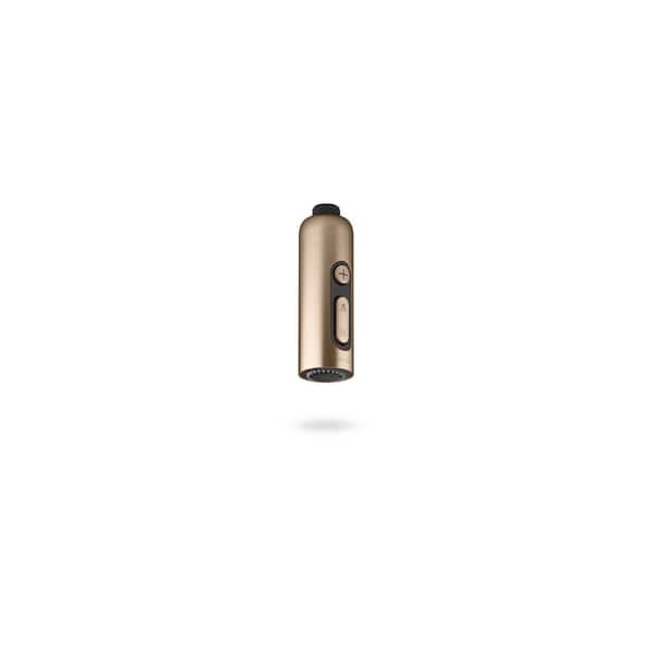 KOHLER Statement Iconic Wand 2-Spray Wall Mount Handheld Shower Head 1.75 GPM in Vibrant Brushed Bronze
