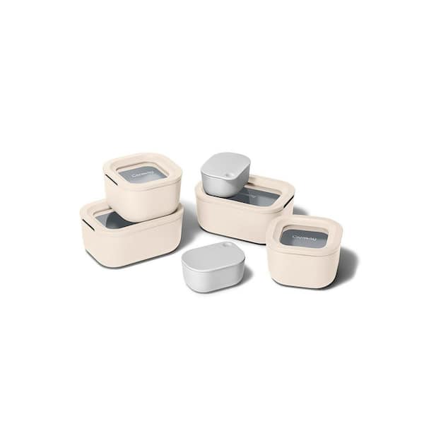 CARAWAY HOME Mini Food Storage Set with Storage Cream