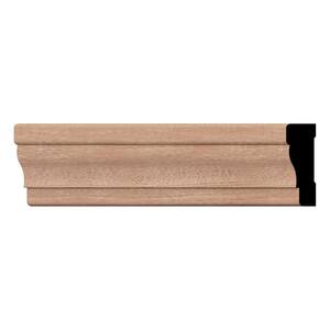 Ekena Millwork WM356 0.69 in. D x 2.25 in. W x 96 in. L Wood (Red Oak ...