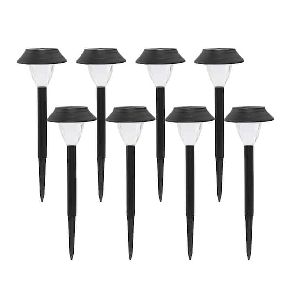 Westinghouse NA Black Solar Powered Integrated LED Weather Resistant Path Light (10-Pack)