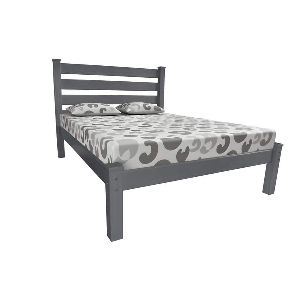 Gray Wood Frame Queen Panel Bed price history on PriceWatchPro