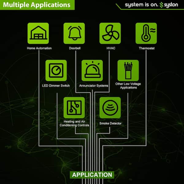 250 ft. 20/2 Brown Bell Garage Door Wire-CL3R/FT4/CMR Riser Rated Solid Copper UV Resistant Low Voltage Outdoor/Indoor